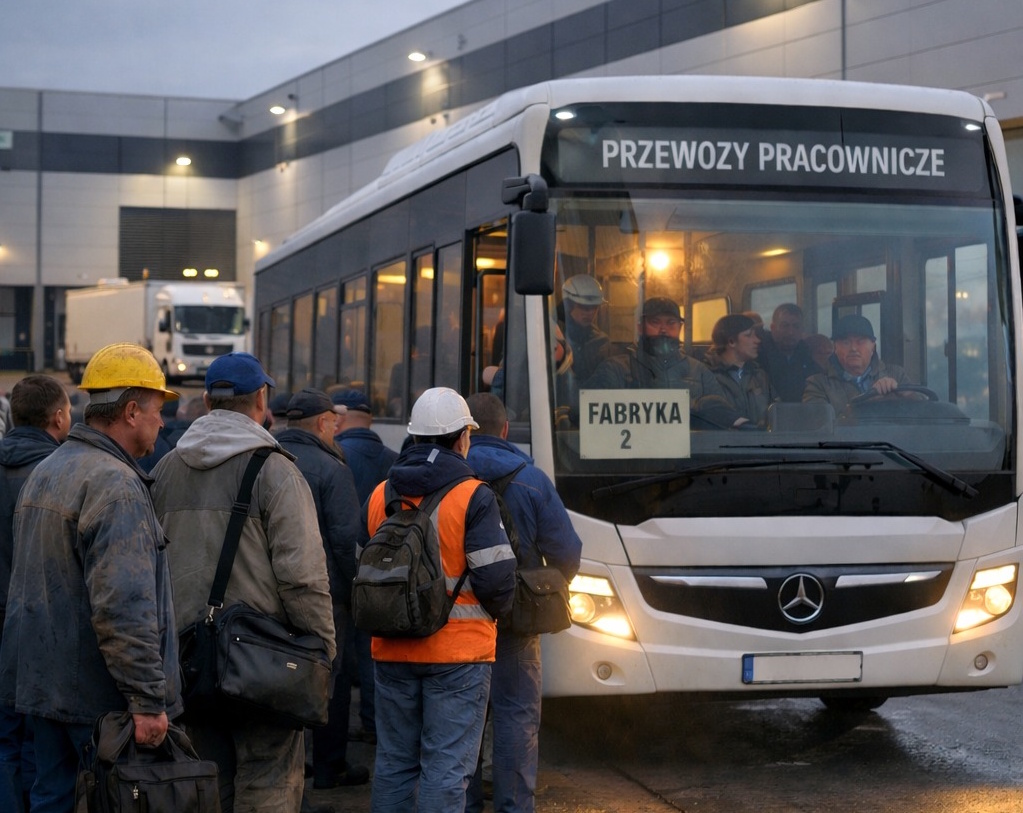 Wynajem busa na przewozy pracownicze we Wrocławiu i okolicach