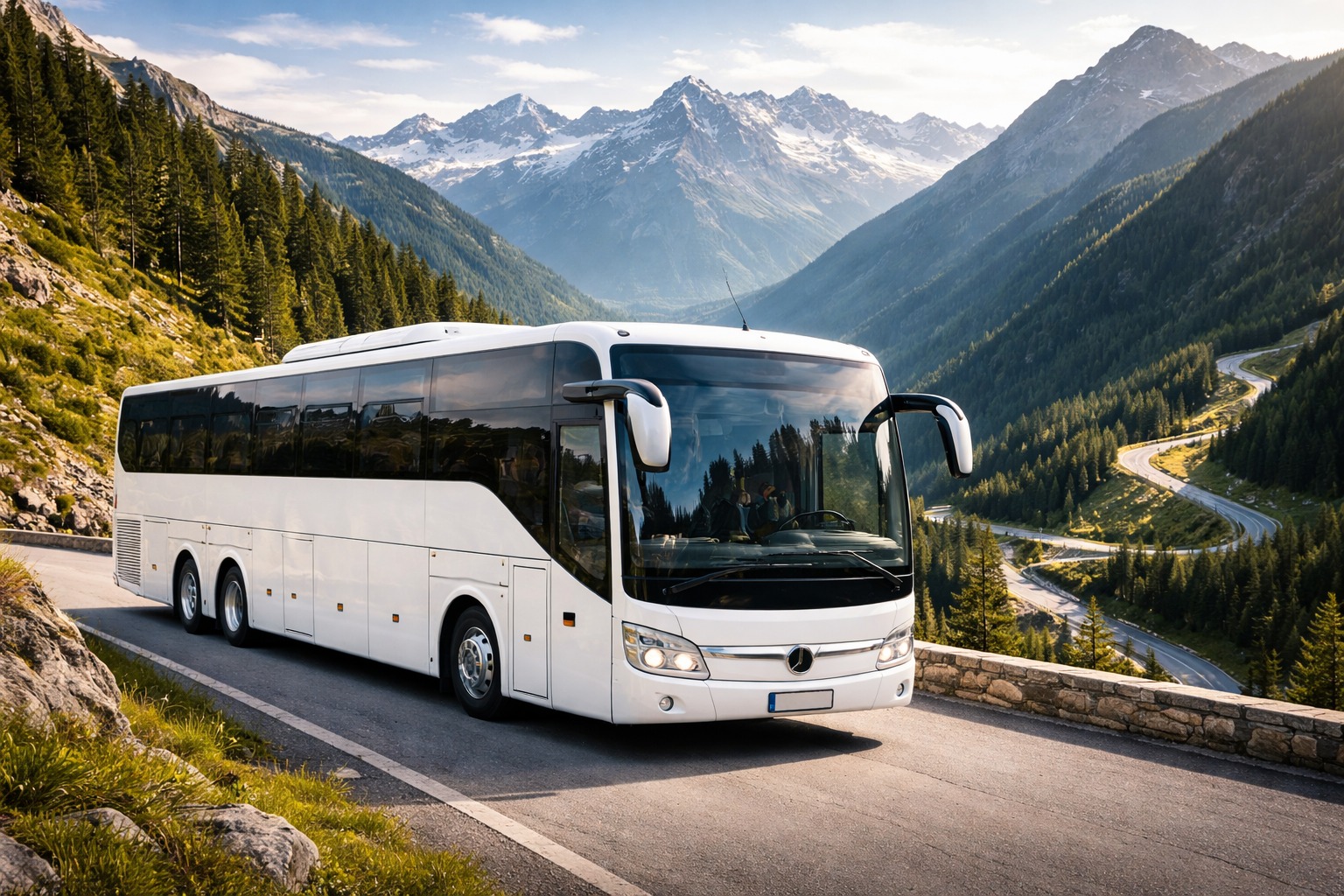 Autokar turystyczny Bus4you podczas wycieczki szkolnej i firmowej